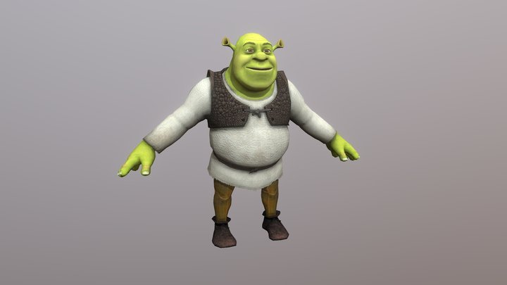 Shrek Rig 3D Model