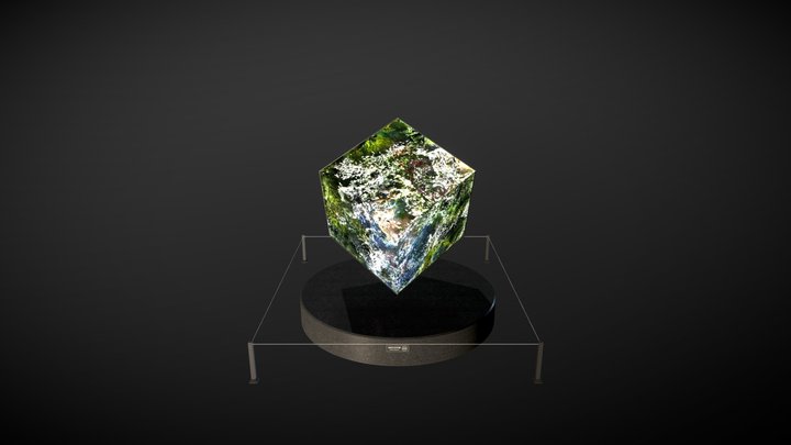 quartz cube 3D Model