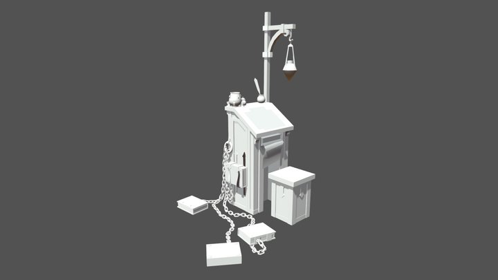 Podium Blockout Final 3D Model