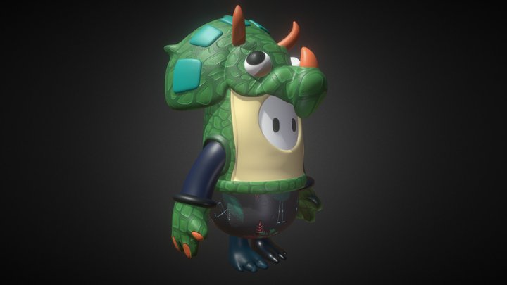 FALL GUYS TRICE 3D Model