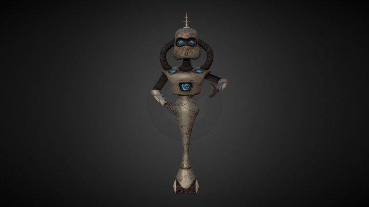 Robotic Character 3D Model