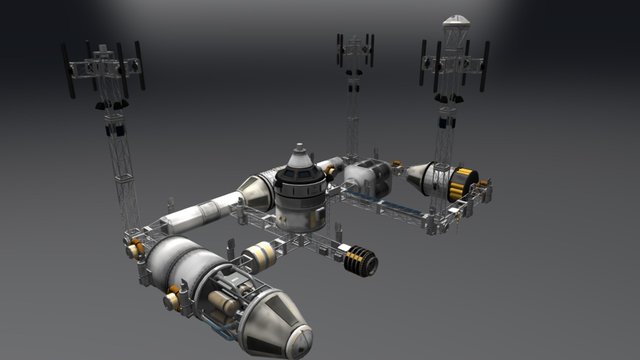 Processing Station 3D Model