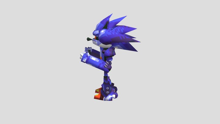 Mecha Sonic 3D Model