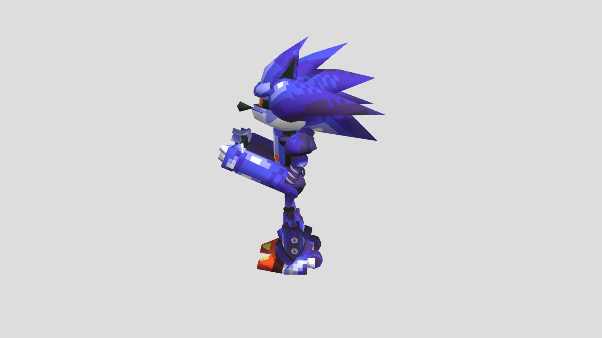 mecha sonic - Download Free 3D model by BlueChaosRing (@BlueChaosRing)  [dce61c8]