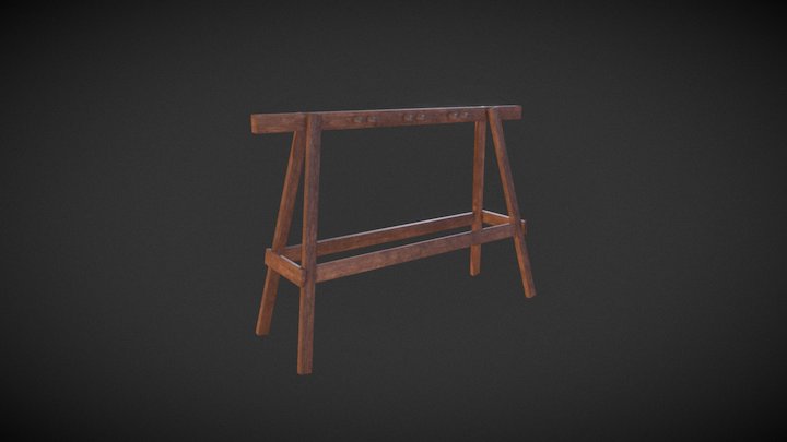 Weapon Rack 3D Model