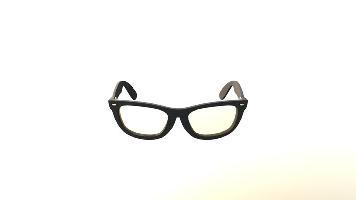 Glasses Low-poly Model Download 3D Model