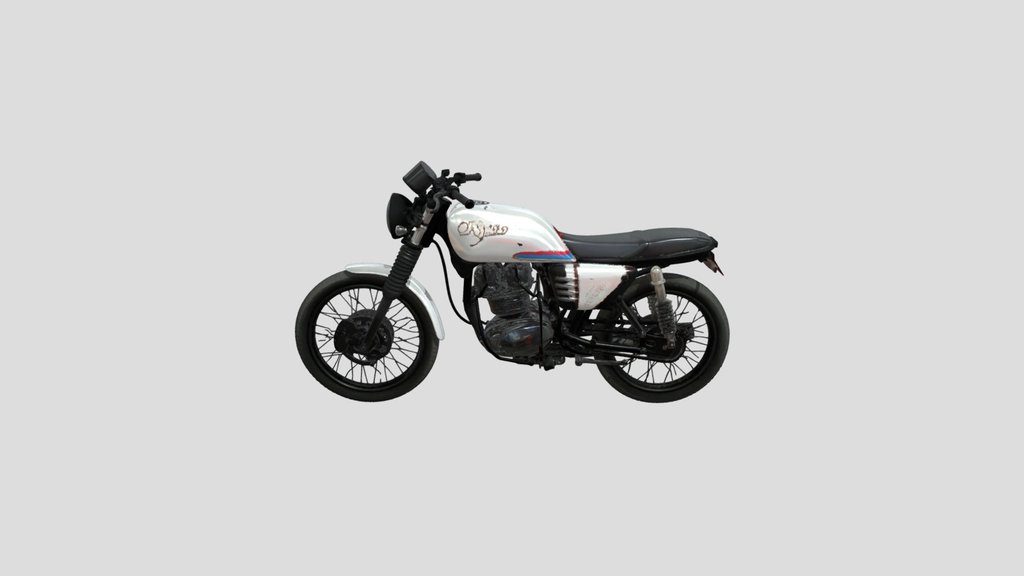 Retro Motorcycle at Los Santos Customs
