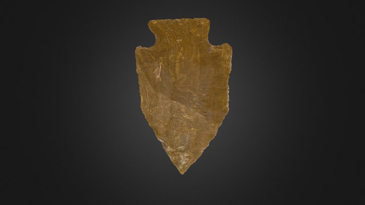 Jack's Reef Corner Notched Point 3D Model