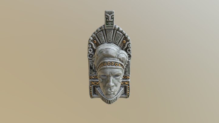 Mayan mask 3D Model