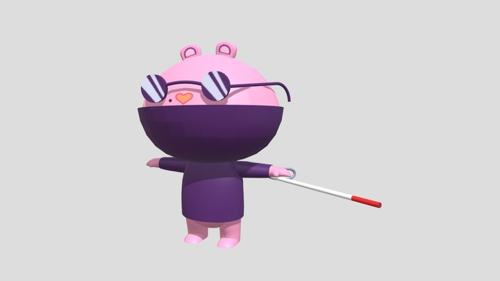 Happy Tree Friends False Alarm - The Mole 3D Model