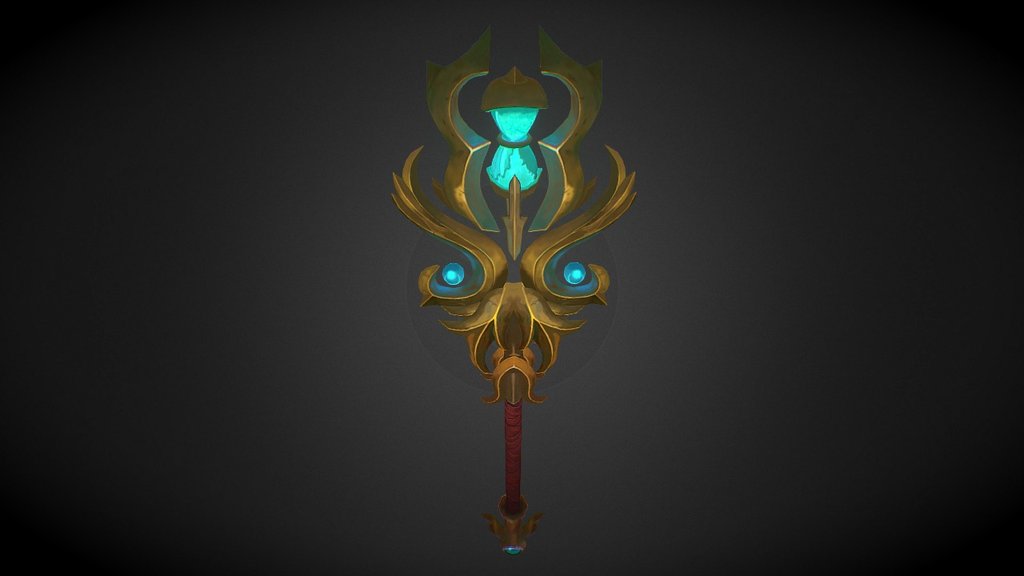 Legendary Staff - 3D model by Michel Elea (@mitchsketch) [1bb8798 ...