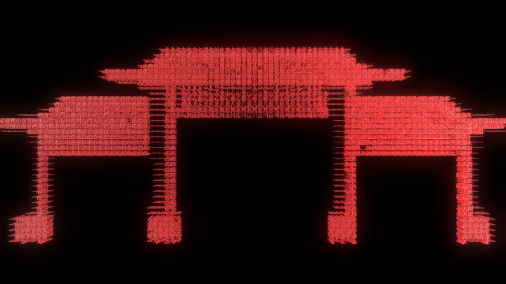 UXR ASCII Gate 08 : Sino 03 3D Model
