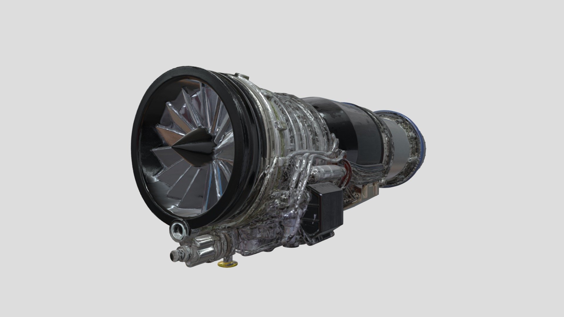 Jet Engine - Download Free 3D model by Chenzoss [1bb8935] - Sketchfab