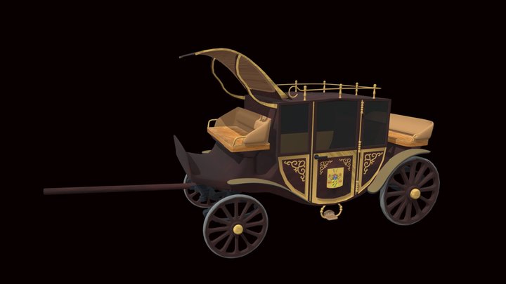 Horse- Drawn Carriage II – Free 3D Model STL