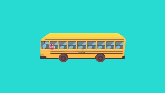 School Bus 3D Model