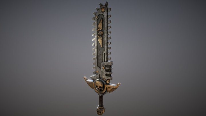 Chain sword 3D Model