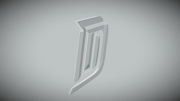 primera version Logo 3D Model