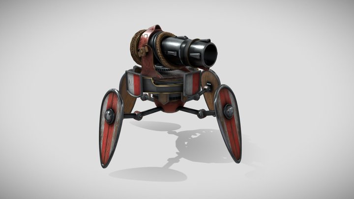 cannon war machine 3D Model