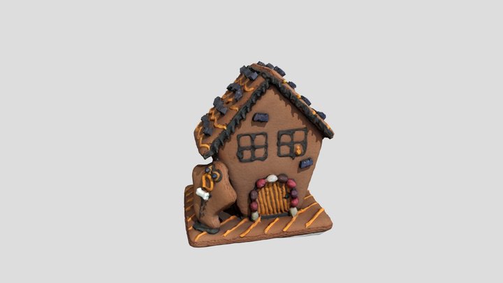 Virginia's Halloween Cookie House 3D Model