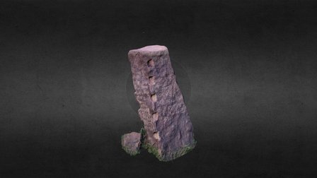 Tamil stone inscription 3D Model