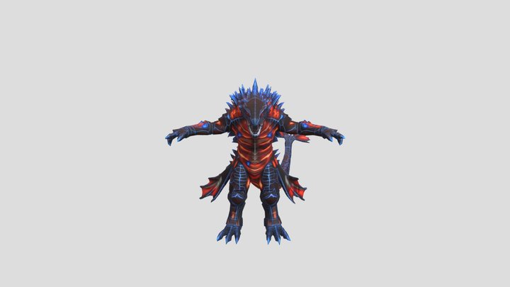 Kaiju Blaze 3D Model