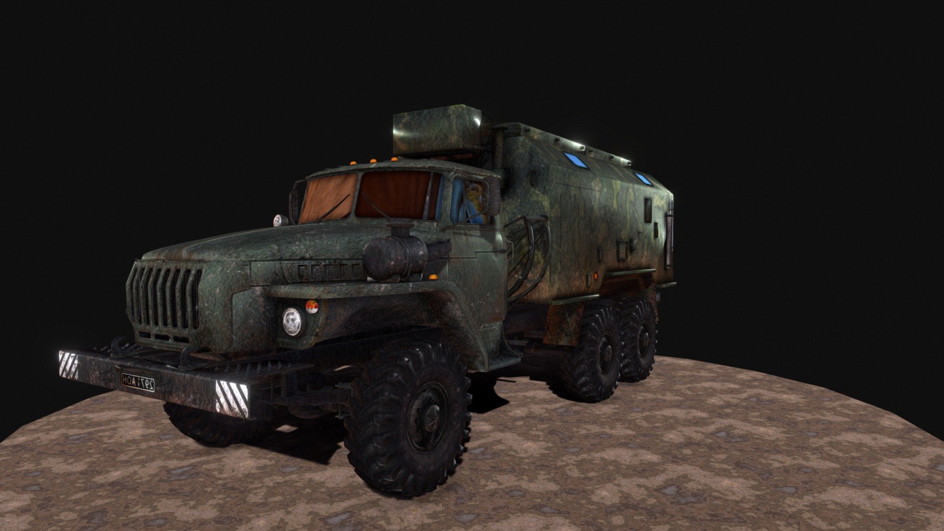 URAL-4320 (LOW POLY)
