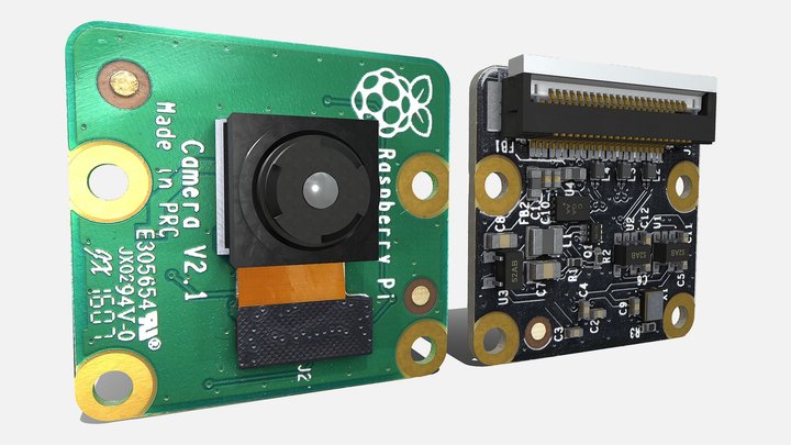 Raspberry Pi cam v2.1 3D Model