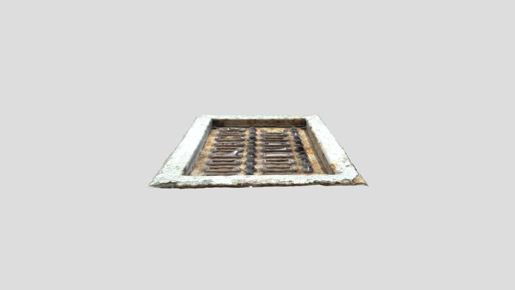 Ring Doorbell Rusted Old 3d Scanned