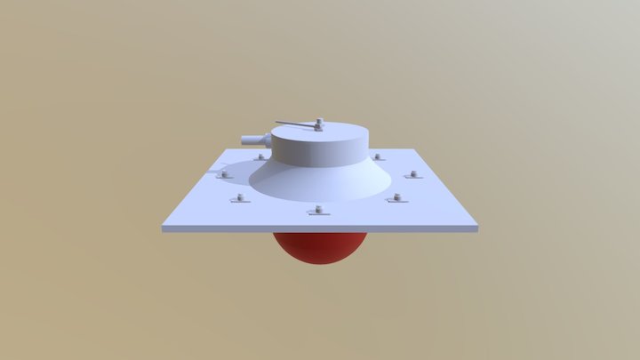 Strobe Light Assembly 3D Model