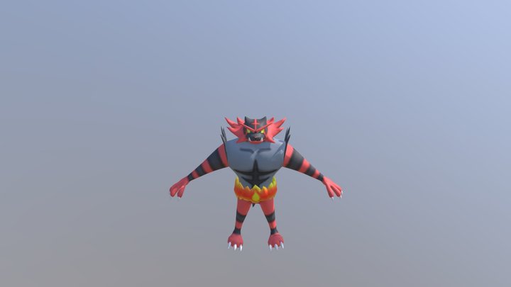 Incineroar 3D Model