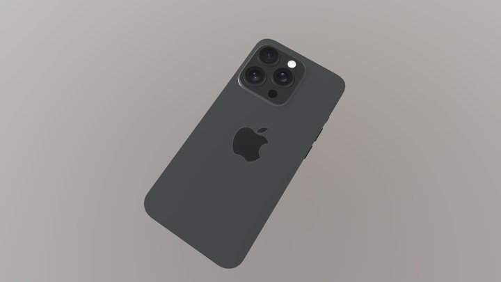 iphone 15 pro max 3D Model