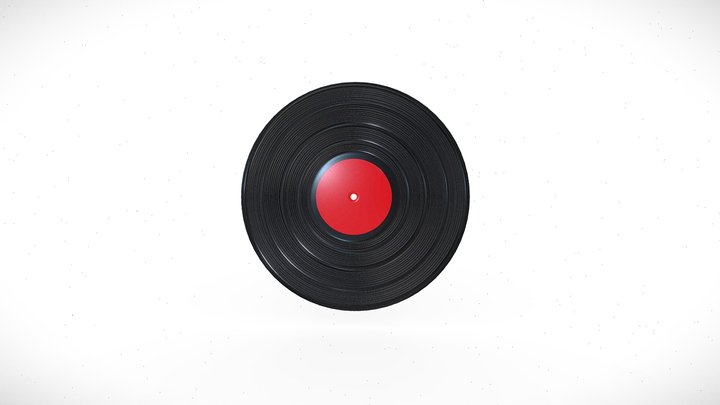 Vinyl Record 3D Model