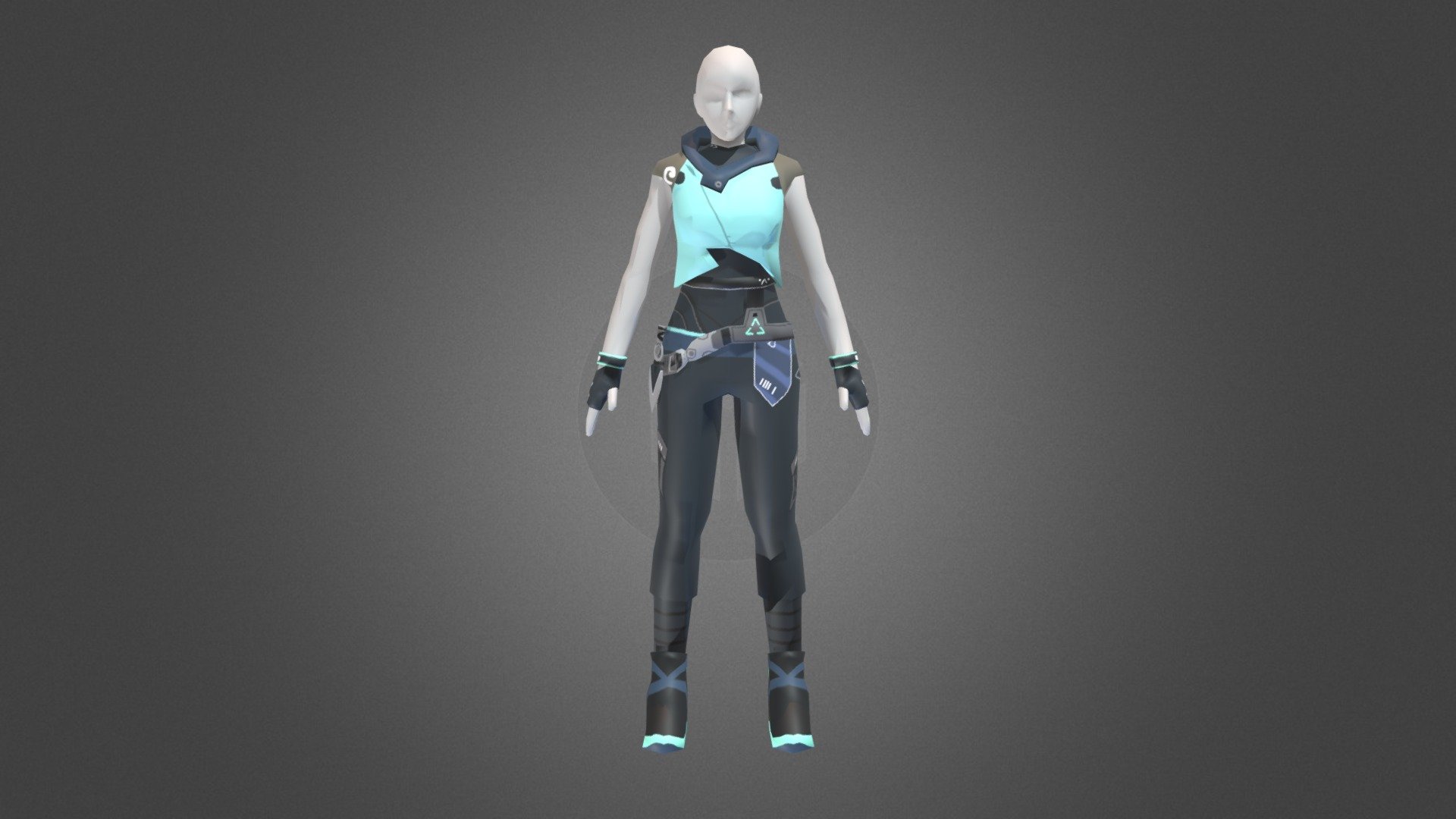 Clothing (Jett - Valorant) - 3D Model By Stigia Studio (@stigiastudio ...