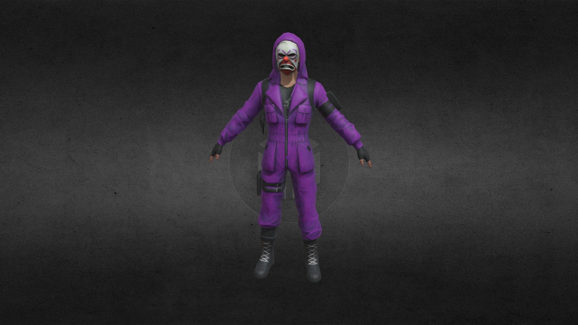 FreeFire Top Criminal - For 3D Printing 3D model 3D printable