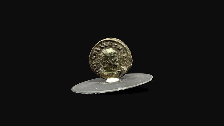 Allectus coin 3D Model