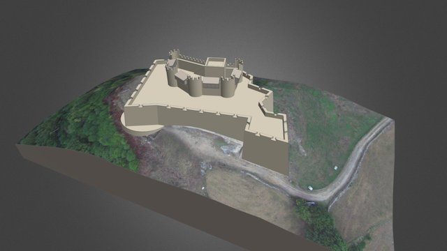 Amaiur Castle - phase IV 3D Model