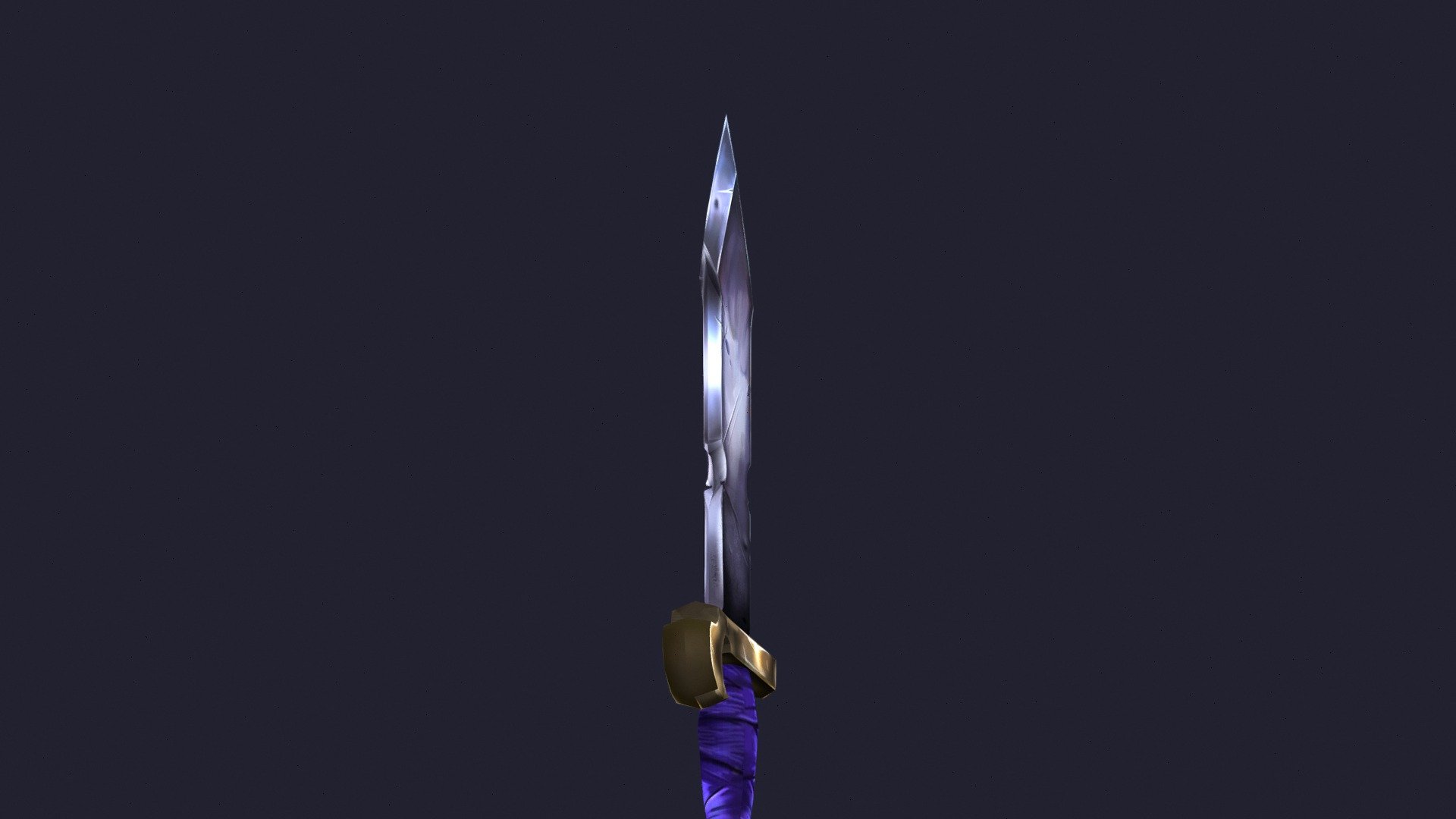 Handpaint Sword - 3d Model By Igris [1bc1a31] - Sketchfab