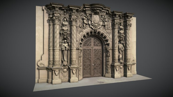 Balboa Church Entrance 3D Model