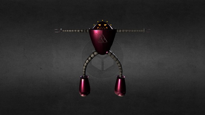 Mr. Robot 3D Model