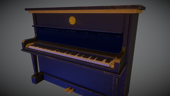 Piano_Test_(Opulent Environment) 3D Model
