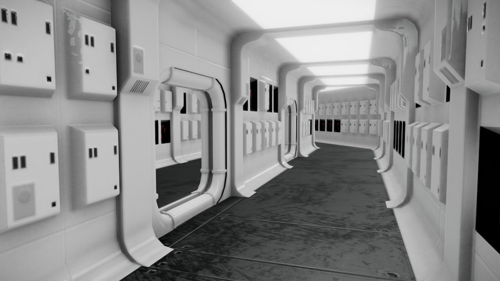 Tantive Iv Corridor Star Wars 3d Model By Max