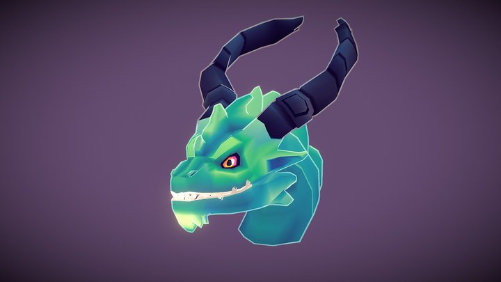 Dragon Head 3D Model