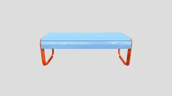 modern_bench_1 3D Model