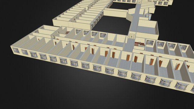 吉林大学南岭校区11公寓 3D Model
