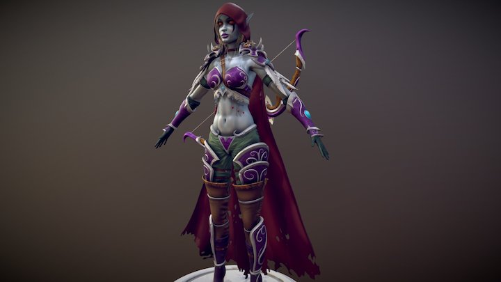Sylvanas Windrunner 3D Model