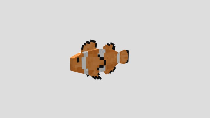 Low poly Clownfish