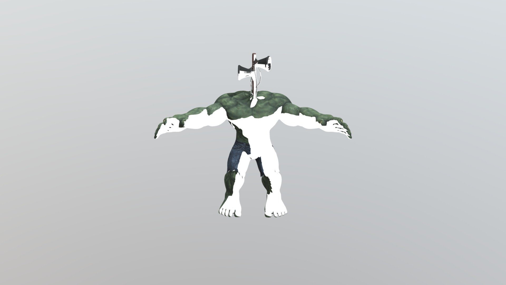 siren head hulk — Sketchfab embed 3D viewer