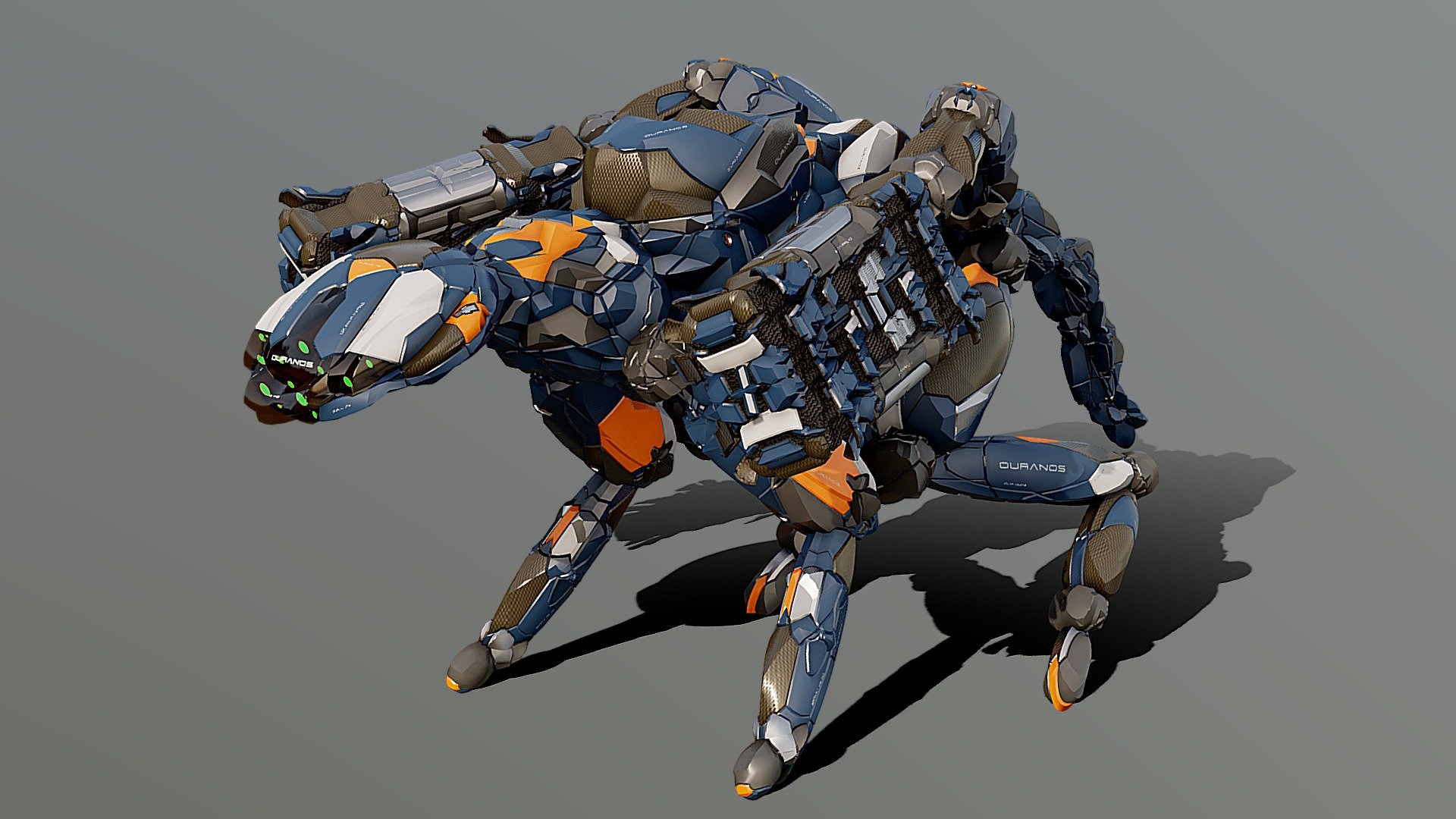 Procedural Hard Surface Modeling Test 16.06 3D model by asaito