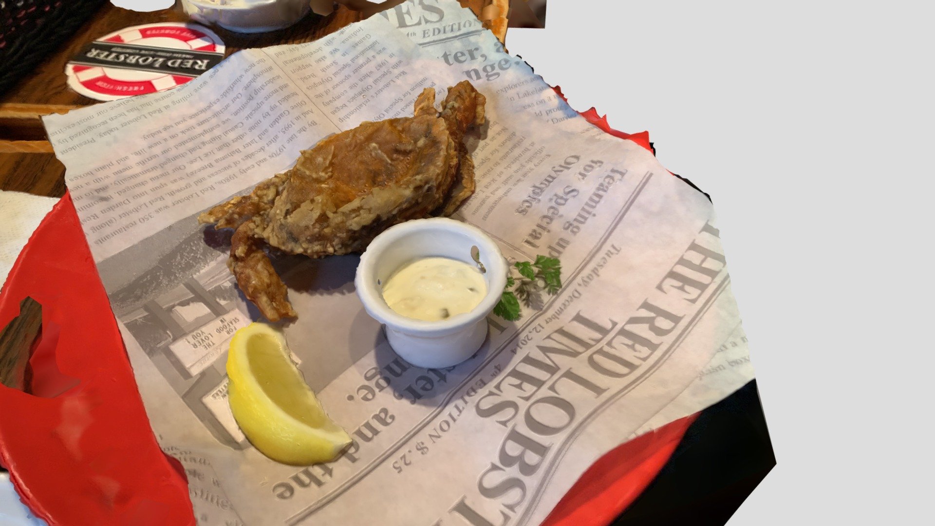Fried soft shell crab