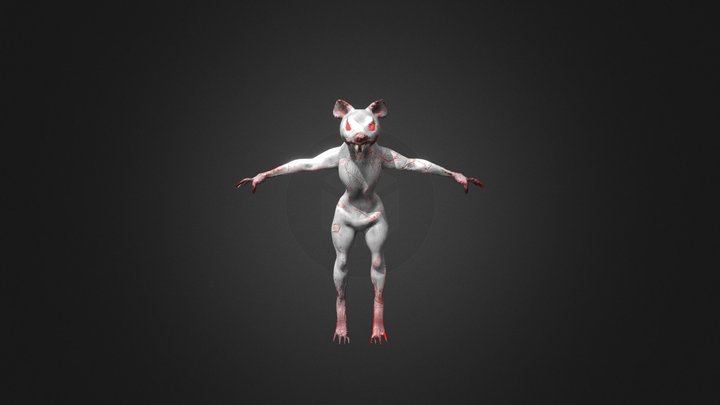 Zombie rat 3D Model